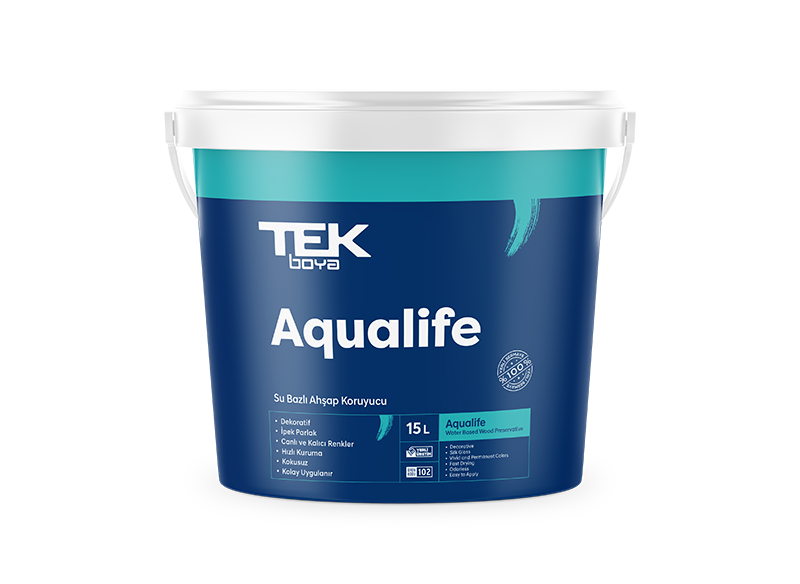 Aqualife Su Bazlı Ahşap Koruyucu