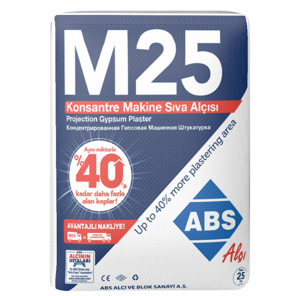 M25 KONSANTRE MAKİNE SIVA ALÇISI