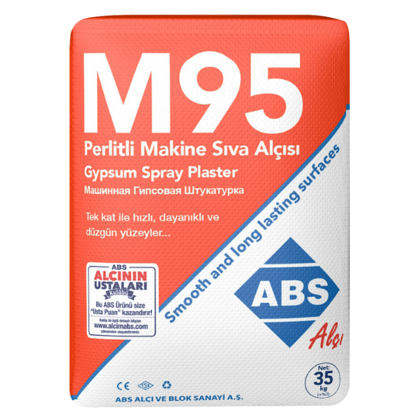 M95 PERLİTLİ MAKİNE SIVA ALÇISI