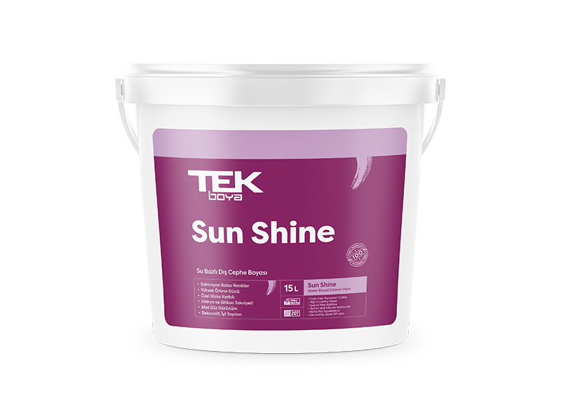 Sun Shine Su Bazlı Dış Cephe Vernik